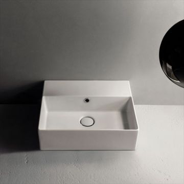 Раковина Globo (Глобо) Incantho 46х37 см, без отверстий, цвет: белый IN046.BI*0