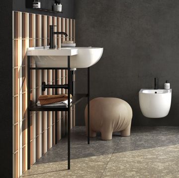 Раковина Globo (Глобо) Mode 100х49 см, 1 отверстие, подвесная/на столешницу, цвет: белый ME100BI*1