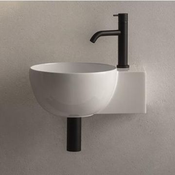 Раковина Globo (Глобо) T-Edge 40х32 см, без отверстий, подвесная/на столешницу, цвет: белый TE040BI*0