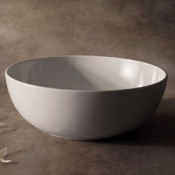 Раковина Globo (Глобо) T-Edge -чаша 45х16 см, без отверстий, на столешницу, цвет: белый B6T45.BI