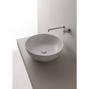 Раковина Globo (Глобо) T-Edge -чаша 45х16 см, без отверстий, на столешницу, цвет: белый B6T45.BI