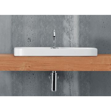 Раковина Kerasan (Керасан) Tribeca 60х43 см, 1 отверстие, встраиваемая, цвет: белый 514201*1