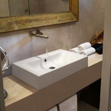 Раковина Kerasan Cento 40х35 см, подвесная, без отверстий, цвет: белый 353901*0