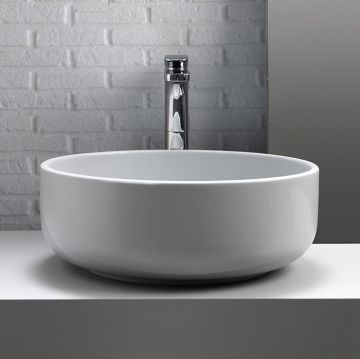 Раковина Kerasan (Керасан) Ciotola 46х17 см, без отверстий, цвет: белый 430201