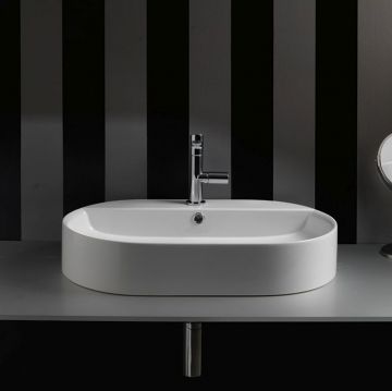 Раковина Kerasan (Керасан) Ciotola 65х40 см, 1 отверстие, цвет: белый 028501*1