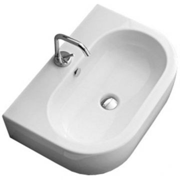 Раковина Kerasan (Керасан) Flo 60х42 см, 1 отверстие, цвет: белый 314201*1