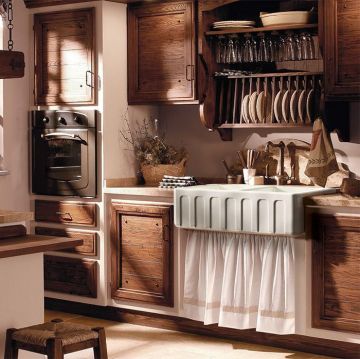 Раковина Kerasan (Керасан) Hannah Surrey 80x47x23 см, без отверстий, кухонная, цвет: белый 545001