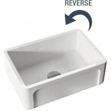 Раковина Kerasan (Керасан) Hannah Yorkshire 68.6x47x25.4 см, без отверстий, кухонная, цвет: белый 542001