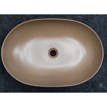 Раковина Kerasan (Керасан) Nolita 60х40 см, без отверстий, накладная, цвет: Bruno matt 534388