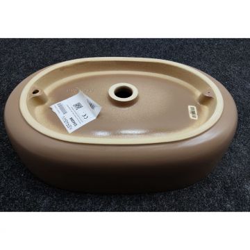 Раковина Kerasan (Керасан) Nolita 60х40 см, без отверстий, накладная, цвет: Bruno matt 534388