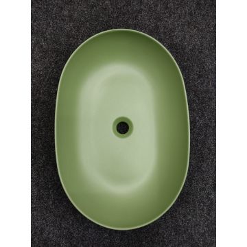 Раковина Kerasan (Керасан) Nolita 60х40 см, без отверстий, накладная, цвет: Verde 534311