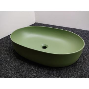 Раковина Kerasan (Керасан) Nolita 60х40 см, без отверстий, накладная, цвет: Verde 534311