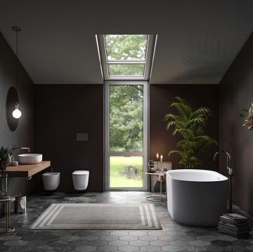 Раковина Kerasan (Керасан) Nolita 60х40 см, без отверстий, накладная, цвет: белый глянцевый 534301