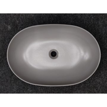 Раковина Kerasan Nolita 60х40 см, без отверстий, цвет: Ferro Matt 534389