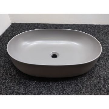 Раковина Kerasan Nolita 60х40 см, без отверстий, цвет: Ferro Matt 534389