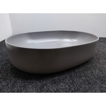 Раковина Kerasan Nolita 60х40 см, без отверстий, цвет: Ferro Matt 534389