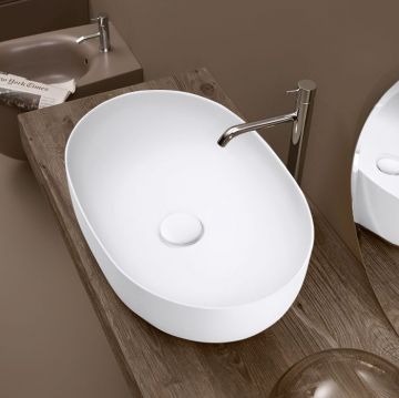 Раковина Kerasan Nolita 60х40 см, без отверстий, цвет: белый матовый 534330