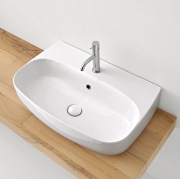 Раковина Kerasan (Керасан) Nolita 70х45 см, 1 отверстие, цвет: белый 534201*1