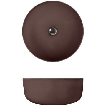 Раковина Kerasan (Керасан) Nolita -чаша 40х15 см, без отверстий, цвет: Borgogna matt 534475