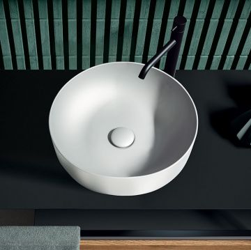 Раковина Kerasan (Керасан) Nolita -чаша 40х15 см, без отверстий, цвет: белый матовый 534430