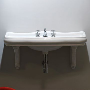 Раковина Kerasan (Керасан) Retro 100 100х54.5 см, с 1 отверстие, цвет: белый 107901