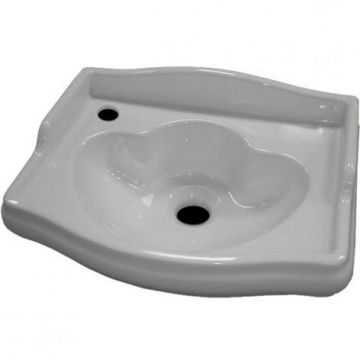 Раковина Kerasan (Керасан) Retro 41х32 см, 1 отверстие слева, цвет: белый 103301*1 sx