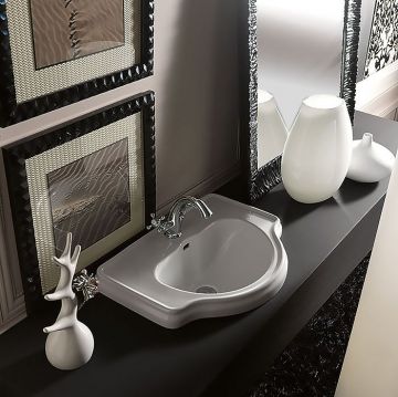 Раковина Kerasan (Керасан) Retro 62х45.5 см, 1 отверстие, цвет: белый 103001*1