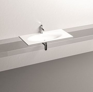Раковина Kerasan Shape 102х52см, встраиваемая, с 1 отверстие, цвет: белый матовый 547030*1