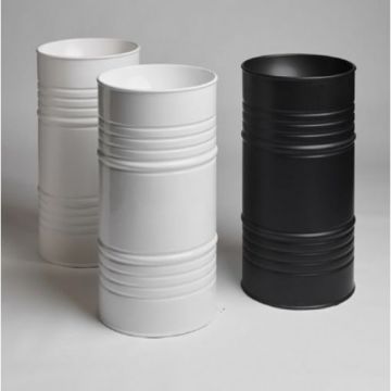 Раковина Kerasan (Керасан) Artwork Barrel 45x90 см, без отверстий, напольная, слив в стену, цвет: черный матовый 474331