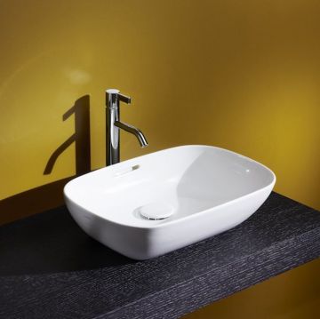 Раковина Laufen (Лауфен) INO -чаша 50х35х13 см, без отверстий, покрытие LLC, цвет: белый 8.1230.2.400.109.1