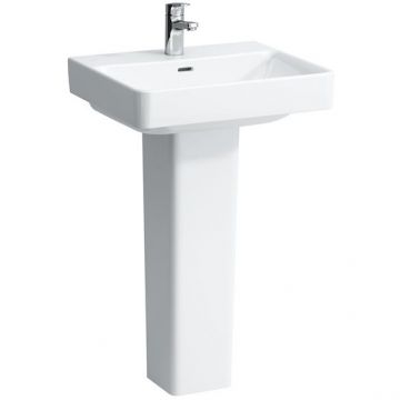 Раковина Laufen (Лауфен) Pro S 55х46.5х95 см, подвесная, с 1 отверстие, цвет: белый 8.1096.2.000.104.1