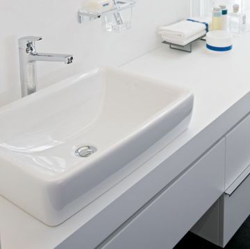 Раковина Laufen Pro S чаша 60х40 см, без отв, без перелива, цвет: белый 8.1695.2.000.112.1