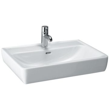 Раковина Laufen (Лауфен) Pro накладная 65x48x11.5 см, с 1 отверстие, цвет: белый 8.1795.3.000.104.1