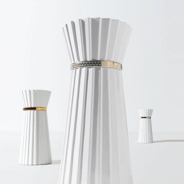 Раковина напольная Oasis (Оазис) Pliss 44x95 см, без отверстий, с донным клапаном и сифоном, цвет: золото/белый 0PLSXXX09544003 (0PI440CEOR)