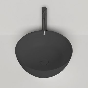 Раковина Salini (Салини) Alda 02 42.5х42.5х15.5 см, накладная, без отверстий, S-Sense, цвет: RAL9005 1102110GRF RAL9005