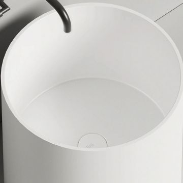 Раковина Salini (Салини) Armonia 04 накладная 46хh45cм., без отверстий, материал: S-Sense, цвет: белый 130118G