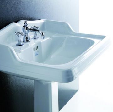 Раковина Simas (Симас) Arcade 68 68х54 см, 3 отверстия, цвет: белый AR824bi*3