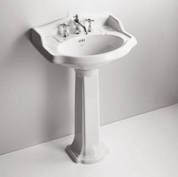 Раковина Simas (Симас) Arcade 59х46 см, 3 отверстия, цвет: белый AR814bi*3