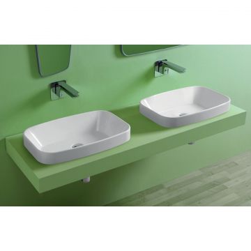 Раковина Simas (Симас) Baden Baden 60х38 см, без отверстий, цвет: белый BB11bi