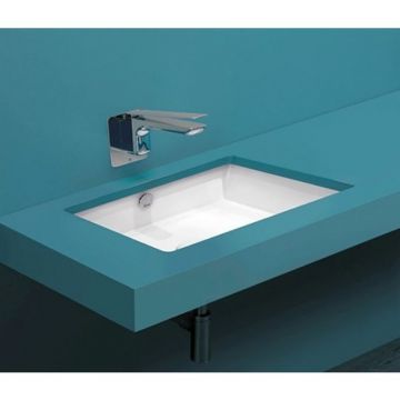 Раковина Simas (Симас) Lavabi darredo 55х35 см, без отверстий, цвет: белый S60 bi