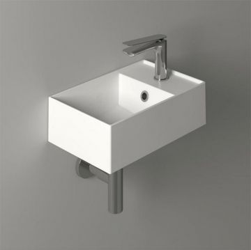 Раковина Simas (Симас) Agile 40х27 см, 1 отверстие, цвет: белый AG40 bi*1