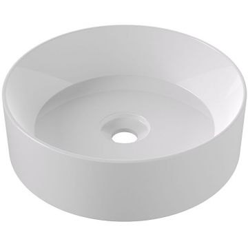 Раковина Alice (Элис) Spy Round 40 см, накладная, без отверстий, цвет: белый глянцевый 34230101