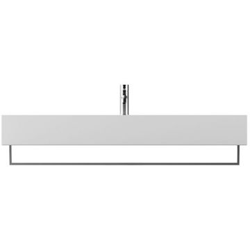 Раковина Alice (Элис) Spy 101x46х13.5 см, накладная/подвесная, 1 отверстие, цвет: белый глянцевый 34350101