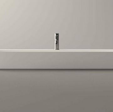 Раковина Alice (Элис) Spy 101x46х13.5 см, накладная/подвесная, 1 отверстие, цвет: белый глянцевый 34350101