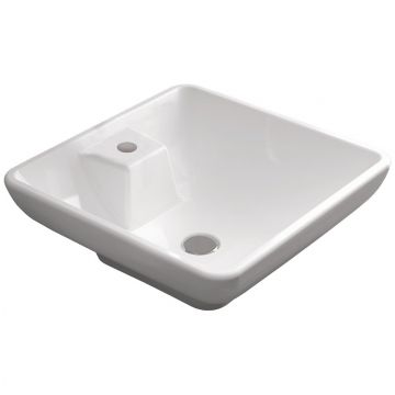 Накладная раковина Створки K0101-2485 48 белая, квадратная, фаянс, K0101-2485-001-1-0000, Stworki
