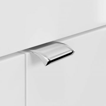 Тумба подвесная с раковиной Kerama Marazzi (Керама Марацци) Lato, 49.5х27х55 см, с дверцей, цвет: белая глянцевая