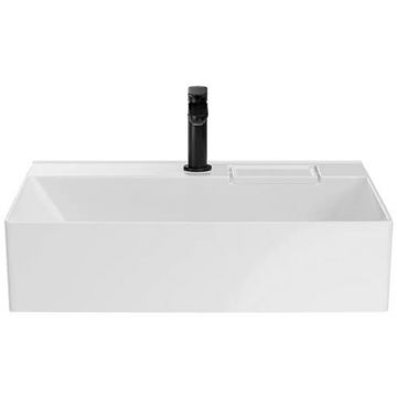 Раковина Kerama Marazzi (Керама Марацци) Logica накладная, 60.5х48.5 см, с 1 отверстие, цвет: белый глянцевая LO.wb.60.1