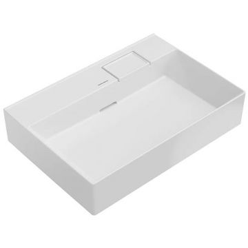 Раковина Kerama Marazzi (Керама Марацци) Logica подвесная, 70х48 см, без отверстий, цвет: белый глянцевая LO.wb.70.0