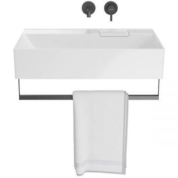 Раковина Kerama Marazzi (Керама Марацци) Logica подвесная, 70х48 см, без отверстий, цвет: белый глянцевая LO.wb.70.0