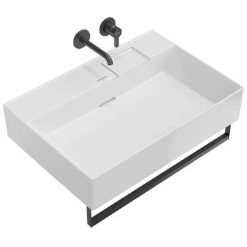 Раковина Kerama Marazzi (Керама Марацци) Logica подвесная, 70х48 см, без отверстий, цвет: белый глянцевая LO.wb.70.0